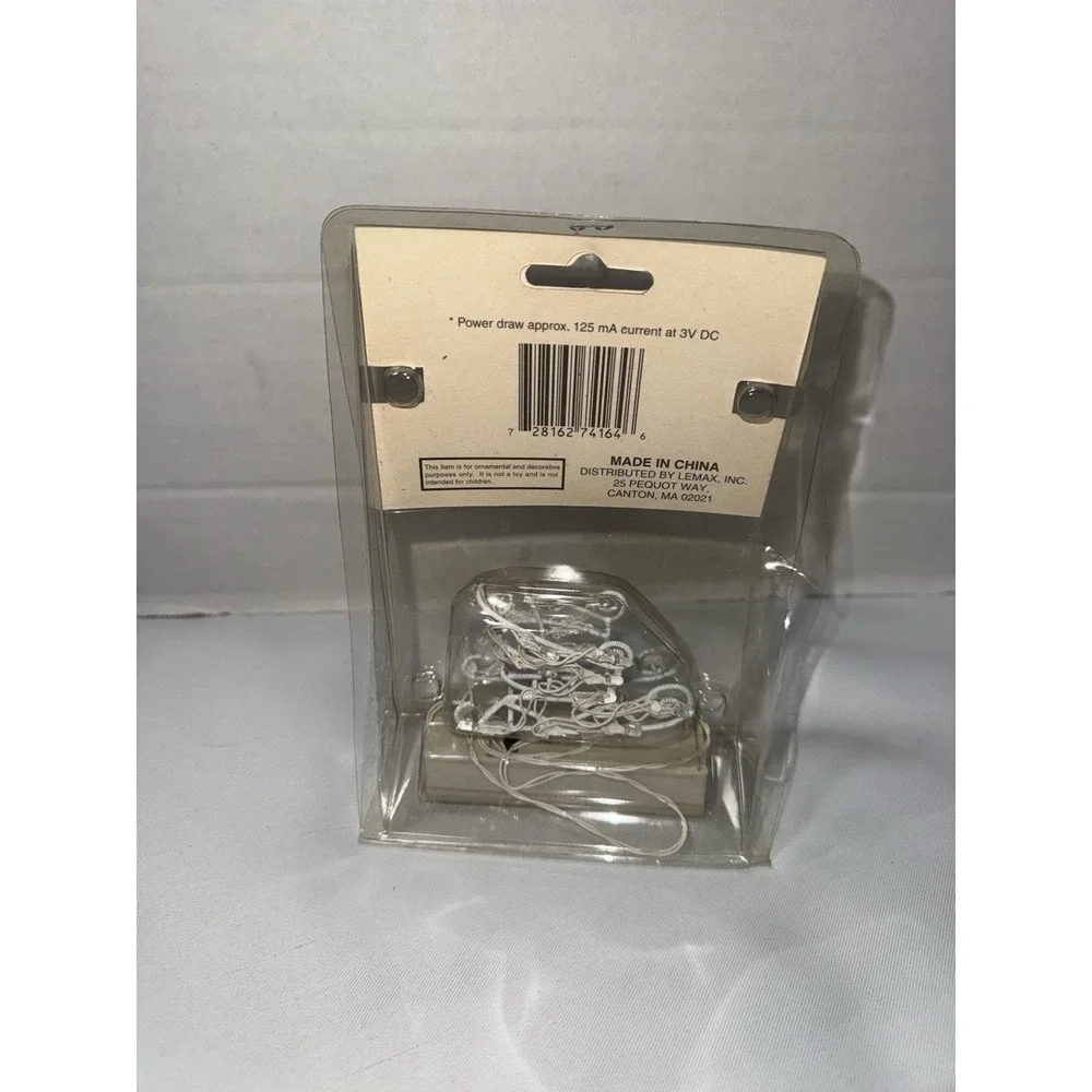 1997 Lemax Village Collection‎ Miniature Lighted SLEIGH #74164 Dual Powered 005